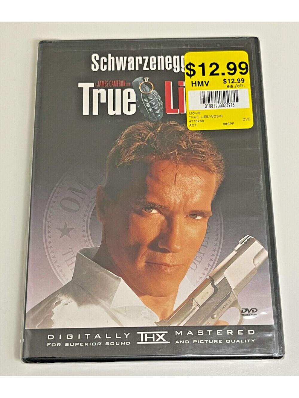 True Lies DVD, 1994, Arnold Schwarzenegger, Jamie Lee Curtis, Factory Sealed